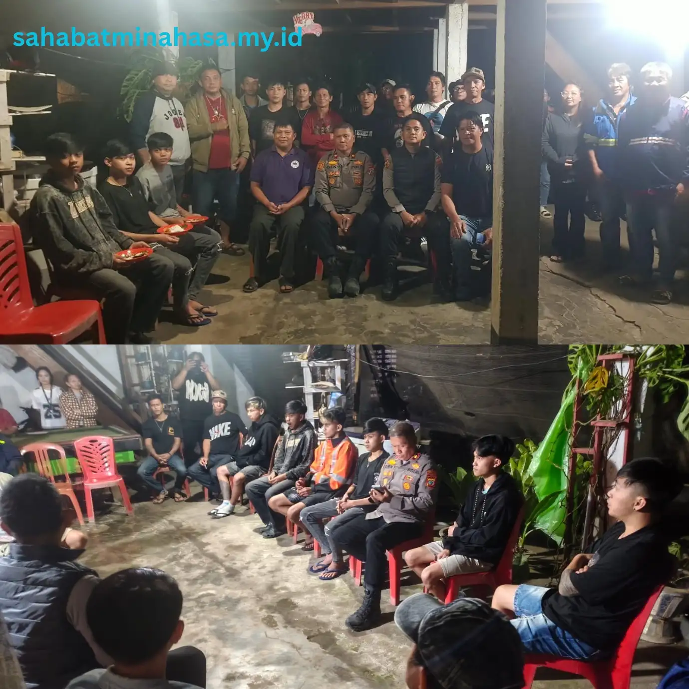 Polres Minahasa Gelar Kongkow-Kongkow Kamtibmas, Serap Aspirasi Warga Papakelan dan Perkuat Pencegahan Gangguan Keamanan